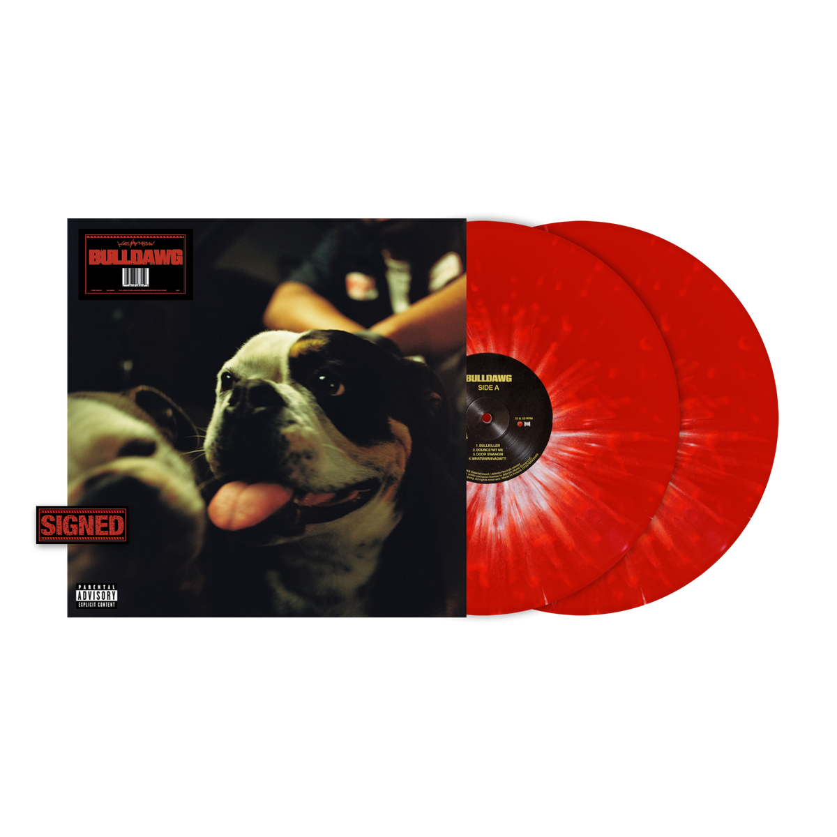 BULLDAWG (Signed Red Splatter Vinyl)